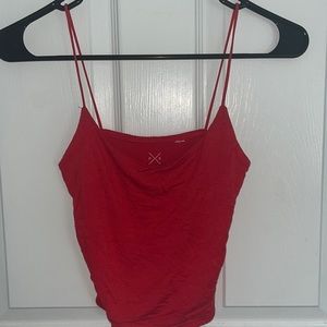 Red pacsun spaghetti strap tank top